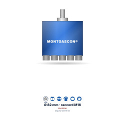 Trépan diamant laser maçonnerie Montgascon® Ø 82 mm – 5 segments
