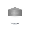 Segment diamant de carottage Montgascon® pour couronnes Ø 48 à 52 mm