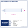 Plan technique coté – Carottier diamant Montgascon® 1 1/4" Ø 92 mm – béton armé