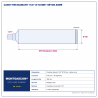 Plan technique coté – Carottier diamant Montgascon® 1 1/4" Ø 112 mm – béton armé